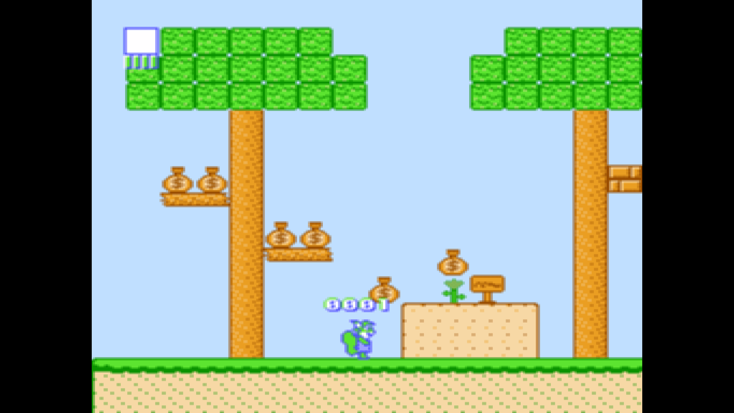 An NES game running full screen on Apple TV
