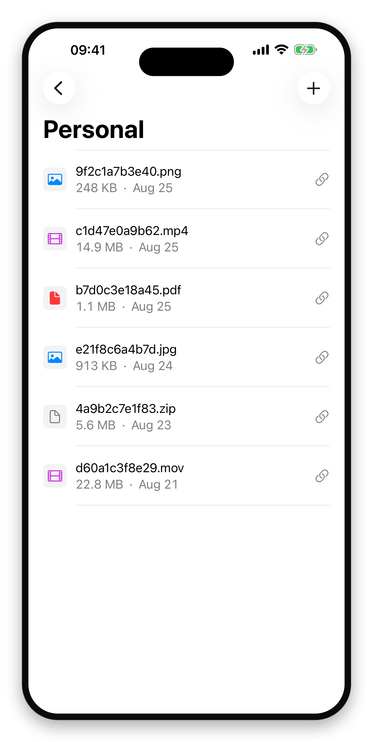 Uploads on iPhone