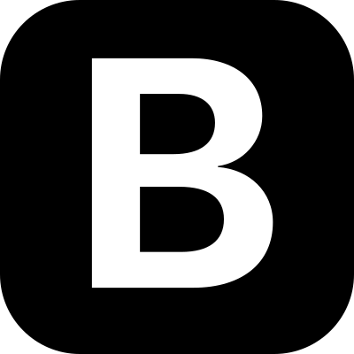 Boringware B mark, light on dark